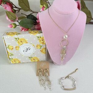 Plunder Design Fashion Jewelry Boutique  Boho Necklace Earrings Set New